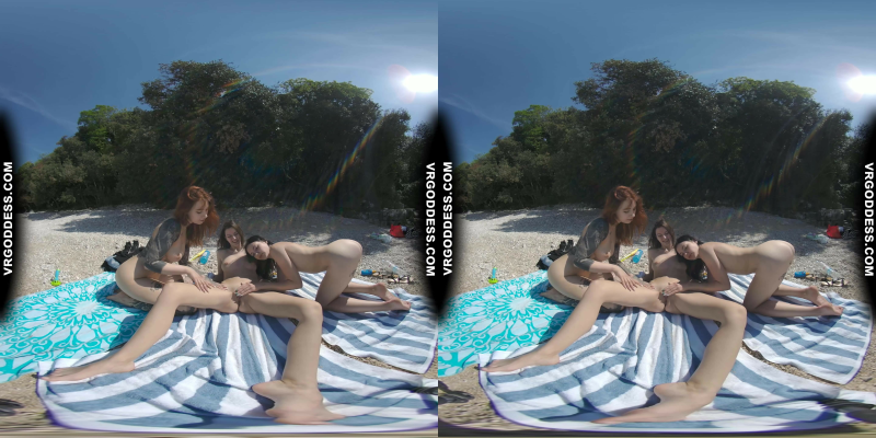 3 Babes On Nude European Beach Mini Lesbian Outdoor Vacation Orgy Matty Cheri Rebeka Ruby - Image 4