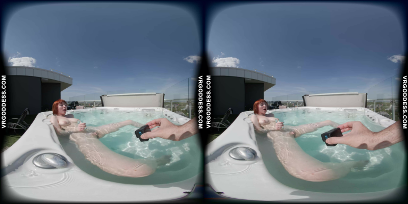 Lily Mays Steamy Rooftop Jacuzzi Solo Play - Image 8