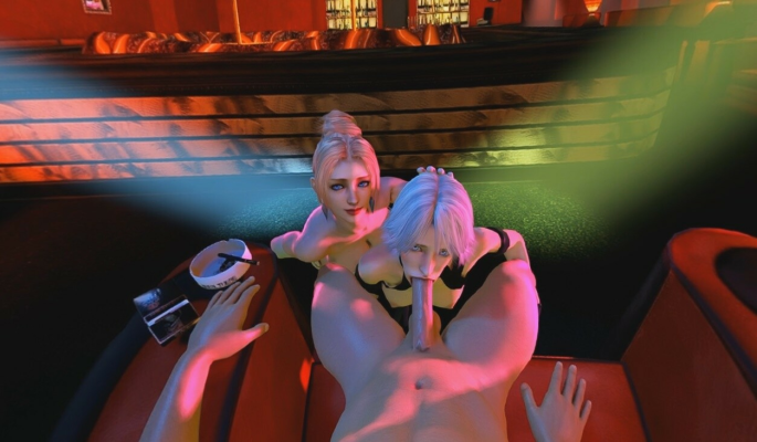 Christie and Rachel in Wild Feline Taming Parody - Image 3