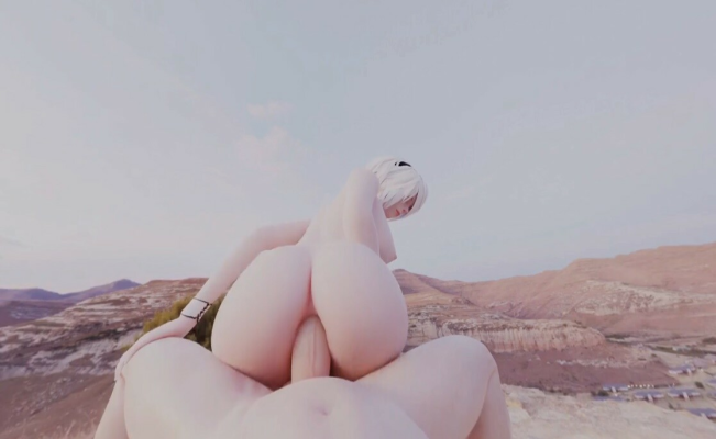 NieR Automata 2B Anal XXX Parody in 4K VR - Image 1