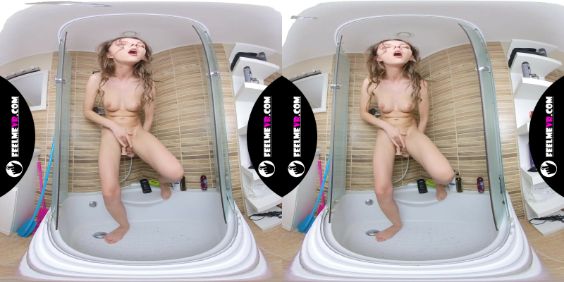 Rebeka Ruby Pissing In Shower 3D VR-180 - Image 8