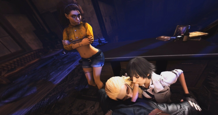 Devil May Cry Threesome Parody with Nico - Image 1