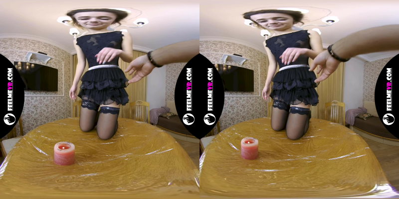 Virtual Reality Candle Fetish Video With Pretty Small Tits Teen Trinity Free - Image 2