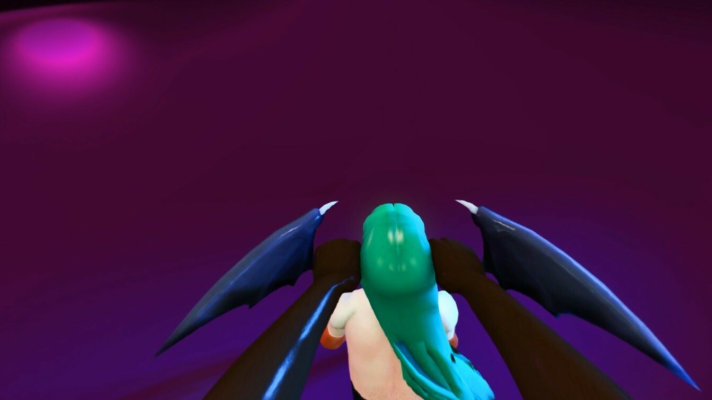 Morrigan Aensland's Intense Training Parody 4K - Image 1