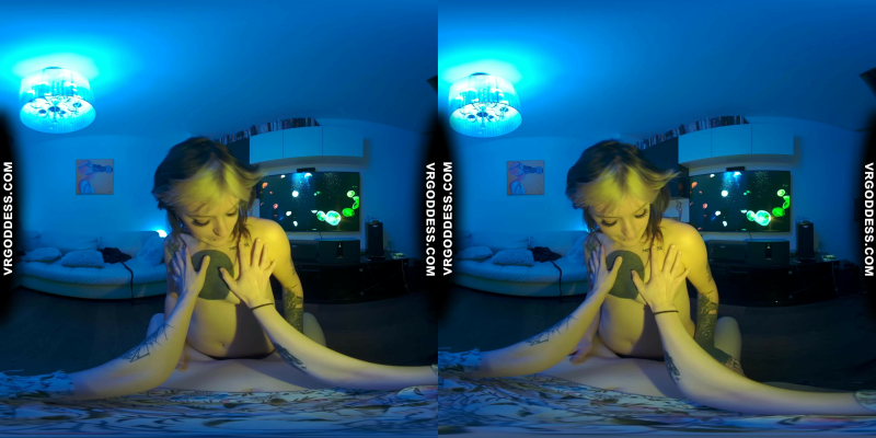 Brille Giving Sexy Striptease Lapdance With Pussy Licking Dildo For Ingrida Pov - Image 3