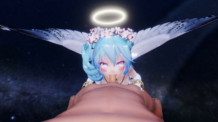 Hatsune Miku Angelic Blowjob XXX Parody - Image 1