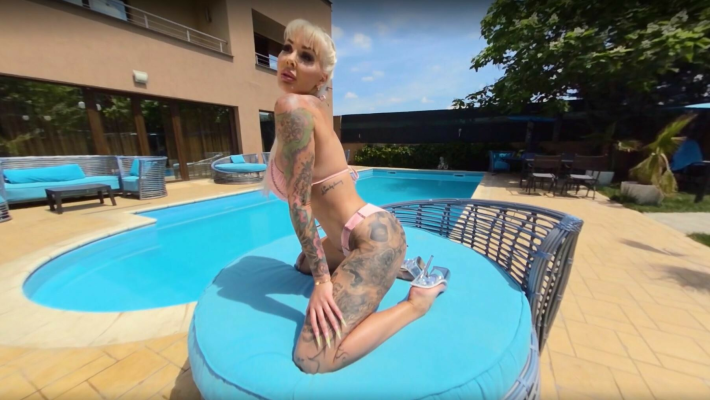 Horny Shooting Blondie Bombshell - Image 4