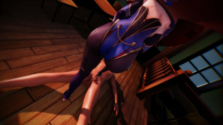 Mona Genshin Impact Footjob Parody Thrill - Image 5