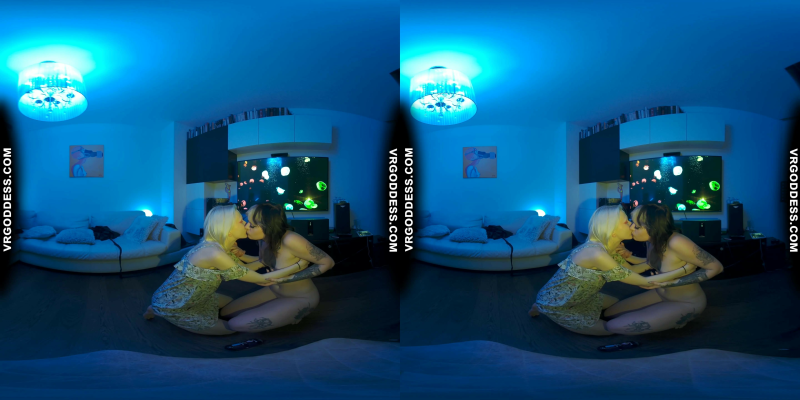 Brille Giving Sexy Striptease Lapdance With Pussy Licking Dildo For Ingrida Pov - Image 10