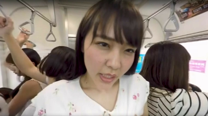 Steamy Train Encounter in Crowded Car VR POV - Image 2