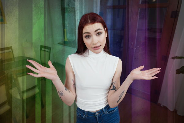 Matty Mila Perez in Hot Neighbor Fantasy VR - Image 1