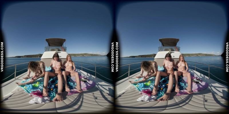 Kristina & Rebeka in Steamy Yacht Bubble Play - Image 2