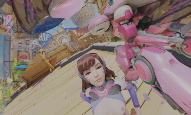 Dva Outdoor Handjob in Park - XXX Parody Thrill - Image 2