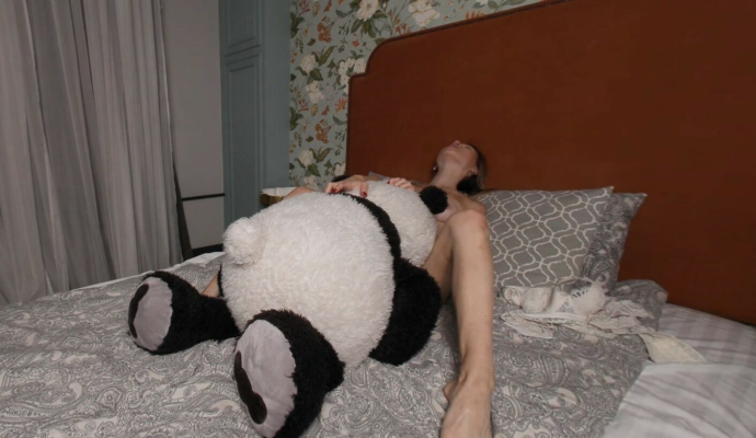 Celestine Beautiful Photoshoot With Panda - Image 8