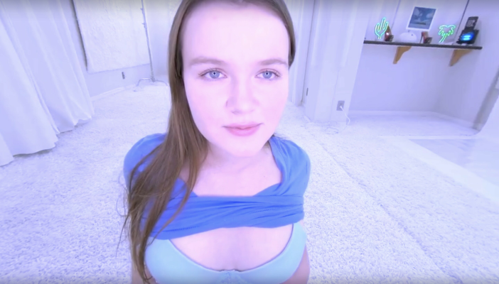 Ava Marina Sexy Teen Model Striptease POV - Image 2