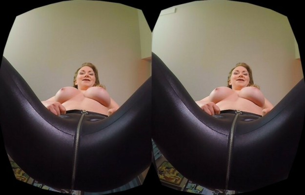Mistress T Facesitting in Tight Leather Pants VR - Image 1